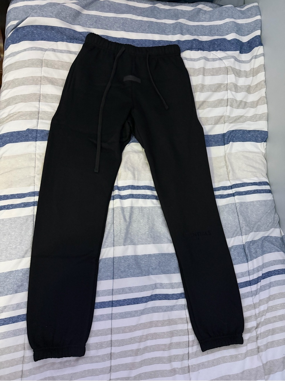 Fear of God Essentials Stretch Limo Black Sweatpants